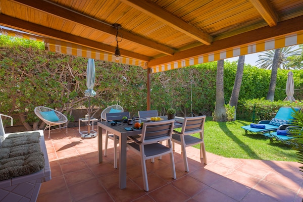 Foto van Bungalow in Maspalomas bij Golfbaan - Vakantiehuis in San Bartolomé de Tirajana - terrace