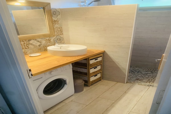 Foto van Vakantiehuis bij Normandische kust - Vakantiehuis in Cosqueville - BathRoom