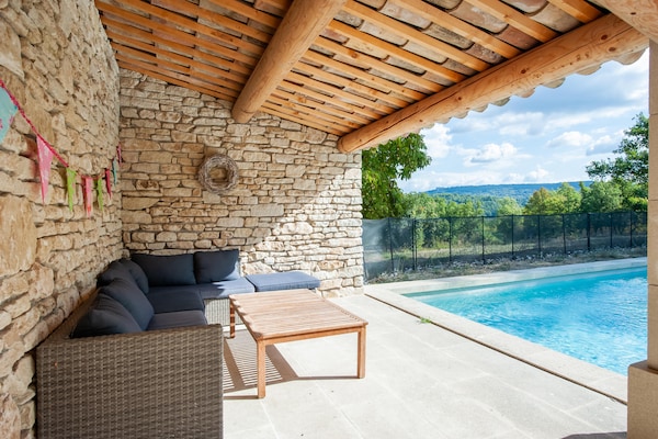 Foto van Villa in Saignon met Zwembad en Uitzicht - Vakantiehuis in Saignon - PoolOfHouse