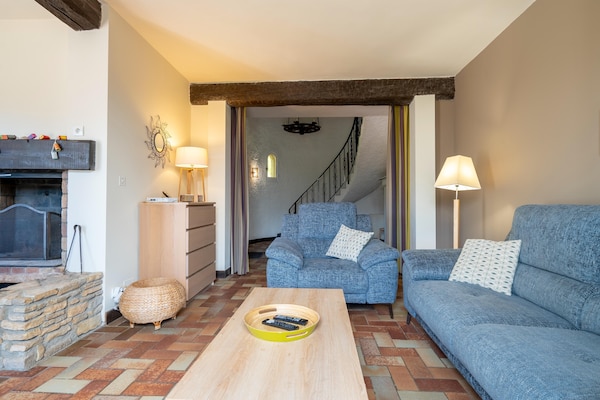 Foto van Prachtig landhuis met privézwembad - Vakantiehuis in Vieussan - LivingRoom