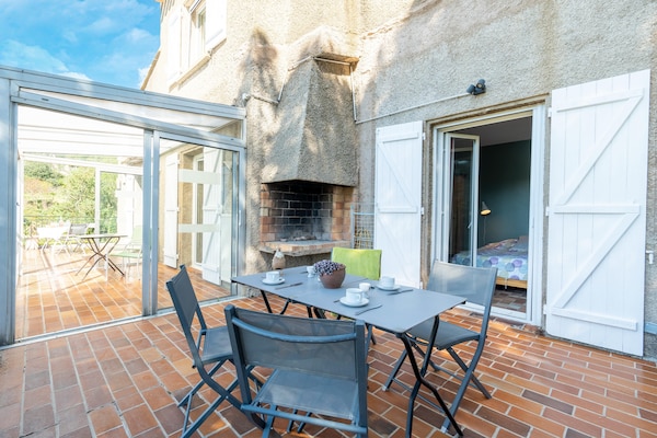 Foto van Prachtig landhuis met privézwembad - Vakantiehuis in Vieussan - TerraceBalcony
