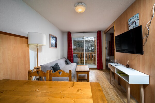 Foto van Appartement met 1 slaapkamer in Allos - Vakantiehuis in Allos - LivingRoom