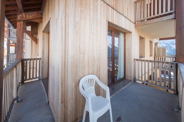 Foto van Appartement in Orcières met verwarmd zwembad - Vakantiehuis in Orcières - terrace
