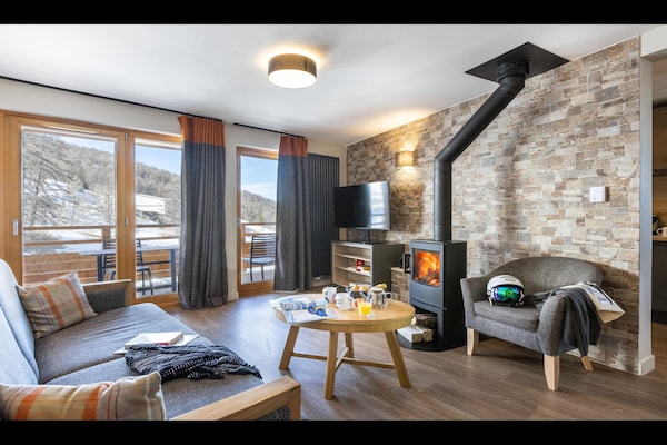 Foto van Appartement in Risoul met Ski-In/Ski-Out - Vakantiehuis in RISOUL - LivingRoom