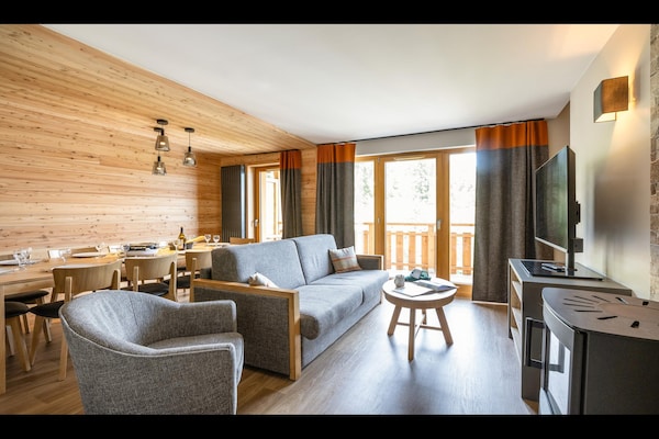 Foto van Appartement in Risoul met Ski-In/Ski-Out - Vakantiehuis in RISOUL - LivingRoom