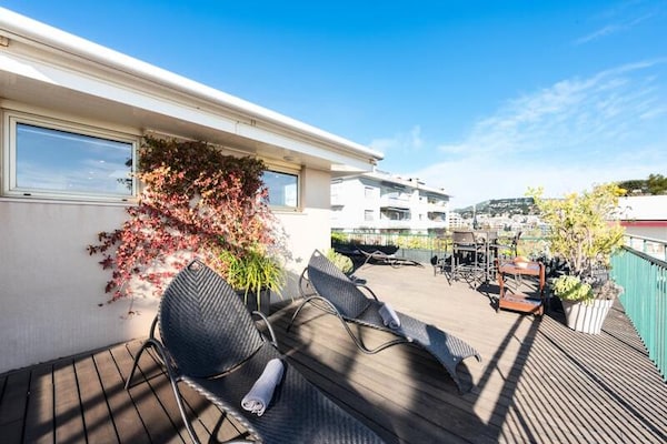 Foto van Appartement in Palm Beach met uitzicht op zee - Vakantiehuis in Cannes - Untagged