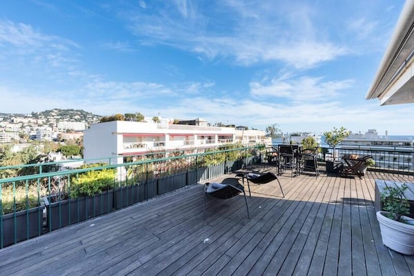 Foto van Appartement in Palm Beach met uitzicht op zee - Vakantiehuis in Cannes - Untagged