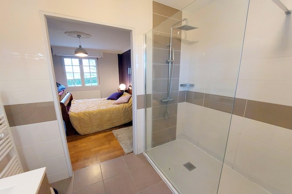 Foto van Vakantiehuis in Bretagne bij rivier Penze - Vakantiehuis in Plouénan - BathRoom