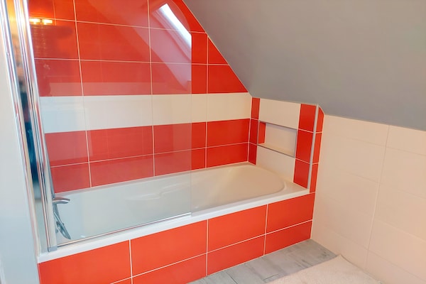 Foto van Vakantiehuis in Bretagne bij rivier Penze - Vakantiehuis in Plouénan - BathRoom