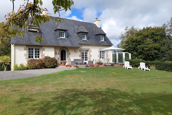 Foto van Vakantiehuis in Bretagne bij rivier Penze - Vakantiehuis in Plouénan - ExteriorSummer