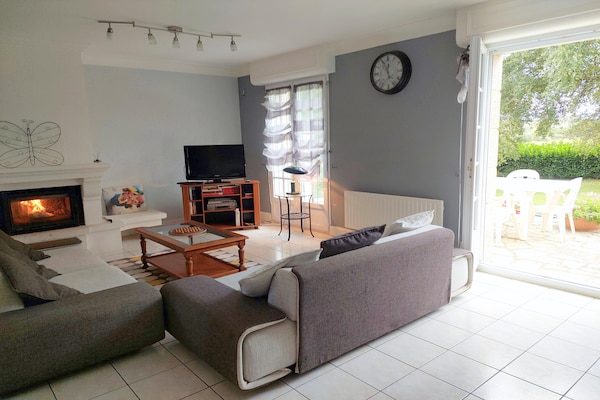 Foto van Vakantiehuis in Bretagne bij rivier Penze - Vakantiehuis in Plouénan - LivingRoom