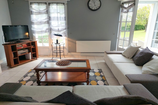 Foto van Vakantiehuis in Bretagne bij rivier Penze - Vakantiehuis in Plouénan - LivingRoom