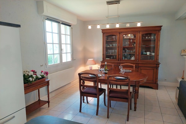Foto van Vakantiehuis in Bretagne bij rivier Penze - Vakantiehuis in Plouénan - DiningRoom