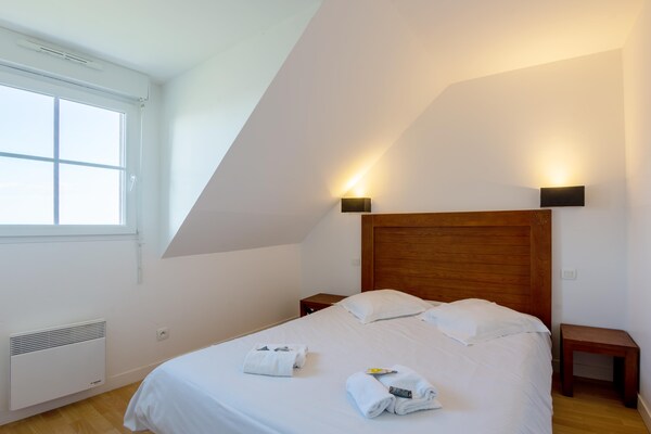 Foto van Bretonse Flat nabij Pentrez Beach - Vakantiehuis in St Nic - BedRoom