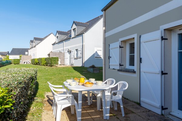 Foto van Bretonse Flat nabij Pentrez Beach - Vakantiehuis in St Nic - TerraceBalcony