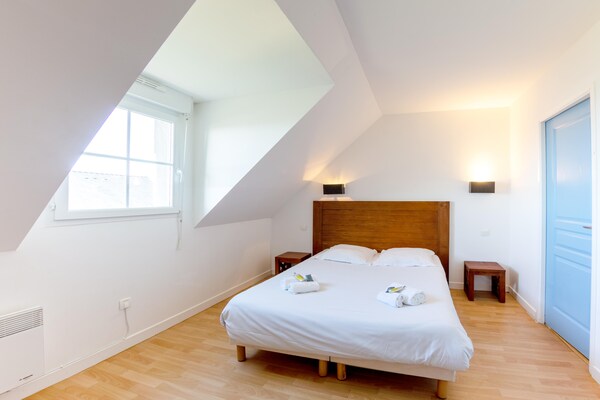 Foto van Bretonse Flat nabij Pentrez Beach - Vakantiehuis in St Nic - BedRoom