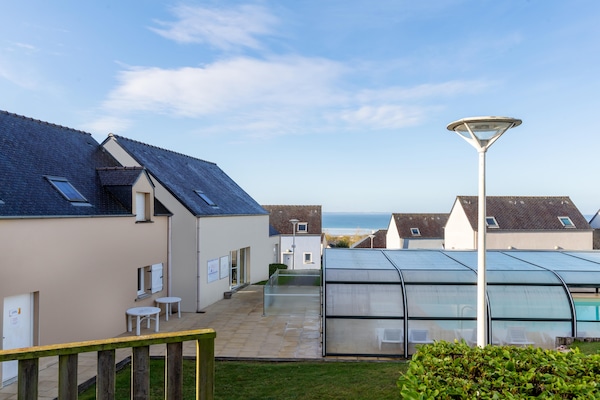 Foto van Bretagne Flat, strand en zwembad - Vakantiehuis in St Nic - AreaSummer1KM