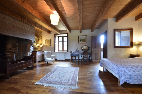 Foto van Herenhuis aan het meer in Plourin-lès-Morlaix - Vakantiehuis in Plourin les Morlaix - BedRoom