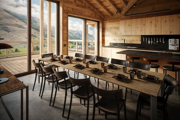 Foto van Chalet in Frankrijk bij Skipistes - Vakantiehuis in LES DEUX ALPES - LivingRoom