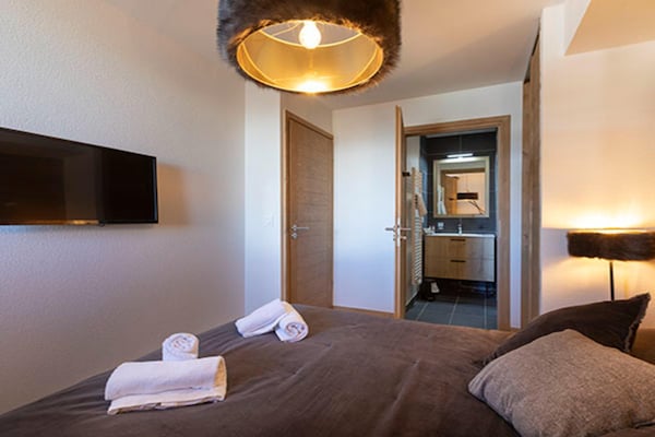 Foto van Appartement in Les Deux Alpes bij skiliften - Vakantiehuis in Les Deux Alpes - BedRoom