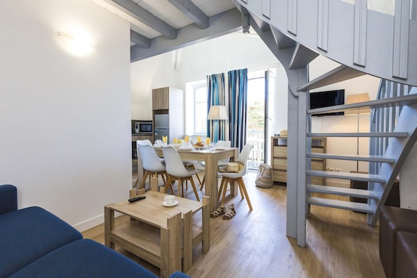 Foto van Chic appartement aan het park - Vakantiehuis in Batz sur Mer - LivingRoom