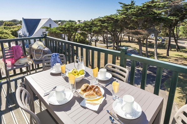 Foto van Chic appartement aan het park - Vakantiehuis in Batz sur Mer - TerraceBalcony