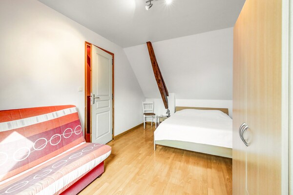 Foto van Familiehuisje op het platteland in Brainville - Vakantiehuis in Brainville - BedRoom