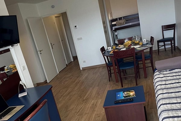 Foto van Appartement met uitzicht op de bergen in Bolquère - LivingRoom