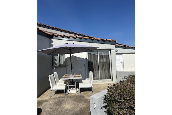 Foto van Appartement voor 2 personen vlakbij zee - Vakantiehuis in Saint-Cyprien - TerraceBalcony