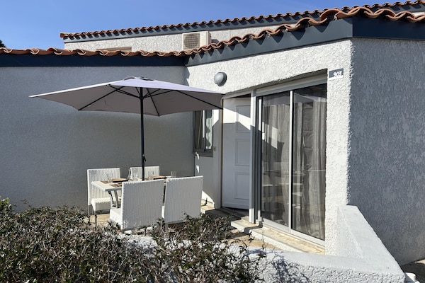 Foto van Appartement voor 2 personen vlakbij zee - Vakantiehuis in Saint-Cyprien - TerraceBalcony