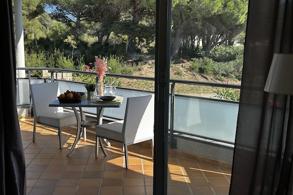 Foto van Appartement voor 2 personen vlakbij zee - Vakantiehuis in Saint-Cyprien - TerraceBalcony