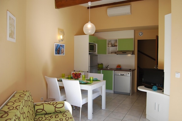 Foto van Appartement voor 2 personen vlakbij zee - Vakantiehuis in Saint-Cyprien - DiningRoom