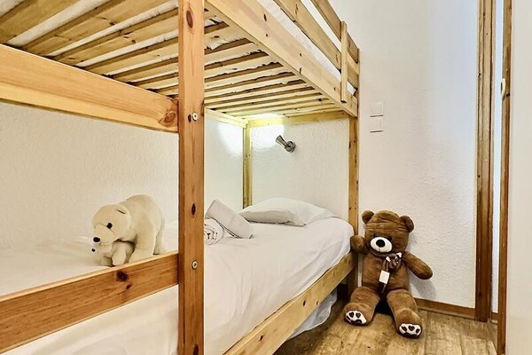 Foto van Aangename, volledig gerenoveerde studiocabine voor 4 personen, gelegen in Val d'Isère, op 350 m van het dorpscentrum en 450 m van de pistes. - Untagged