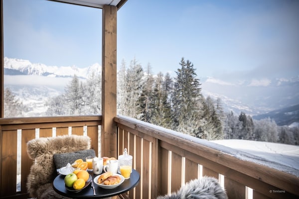 Foto van Appartement in Aime-la-Plagne bij Fornelet - Vakantiehuis in AIME-LA-PLANGE - TerraceBalcony