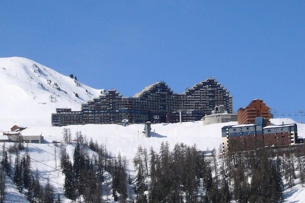Foto van Appartement in La Plagne met uitzicht op de Mont Blanc - Untagged