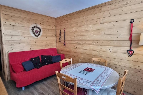 Foto van Appartement in La Plagne met uitzicht op de Mont Blanc - Untagged
