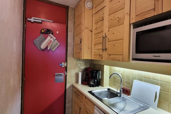 Foto van Appartement in La Plagne met uitzicht op de Mont Blanc - Untagged