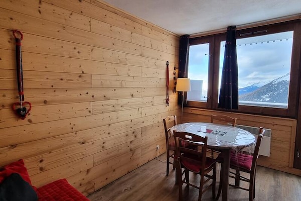 Foto van Appartement in La Plagne met uitzicht op de Mont Blanc - Untagged