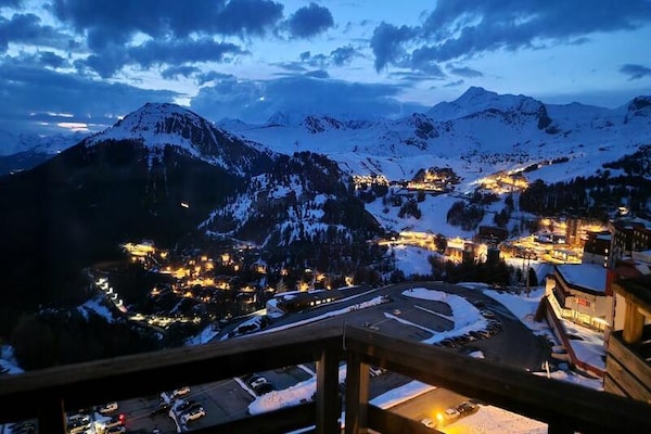 Foto van Appartement in La Plagne met uitzicht op de Mont Blanc - Untagged