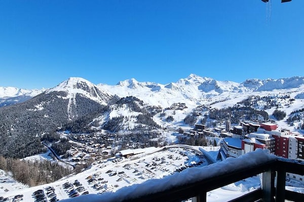 Foto van Appartement in La Plagne met uitzicht op de Mont Blanc - Untagged