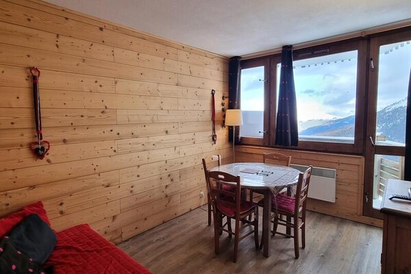 Foto van Appartement in La Plagne met uitzicht op de Mont Blanc - Untagged