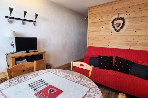 Foto van Appartement in La Plagne met uitzicht op de Mont Blanc - Untagged