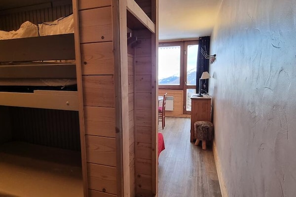 Foto van Appartement in La Plagne met uitzicht op de Mont Blanc - Untagged