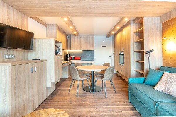 Foto van Appartement met 1 slaapkamer voor 6 personen in Doucy - LivingRoom