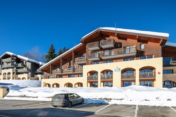 Foto van Appartement met 1 slaapkamer voor 6 personen in Doucy - ExteriorWinter