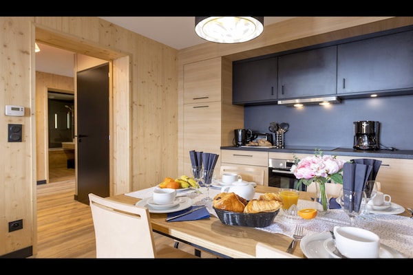 Foto van Appartement in Le Corbier met verwarmd zwembad - Vakantiehuis in Villarembert - Kitchen