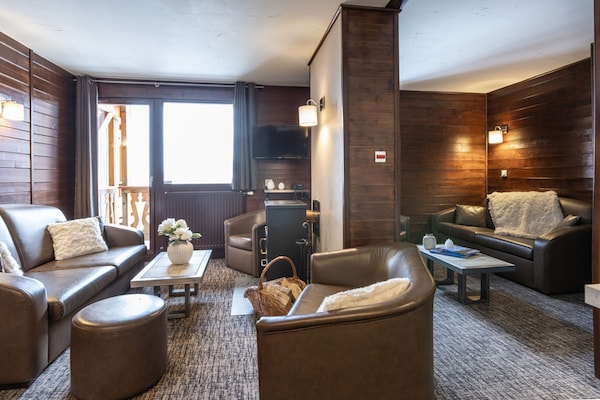 Foto van Appartement in Franse Alpen, Savoyaardse stijl - Vakantiehuis in Val Thorens - LivingRoom