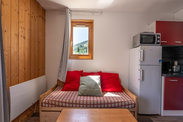 Foto van Appartement in Frankrijk bij Skigebied & Centrum - Vakantiehuis in Saint-Sorlin-d´Arves - LivingRoom