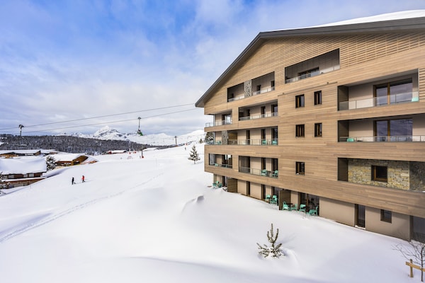 Foto van Chalet in Franse Alpen met Premium Comfort - Vakantiehuis in Hauteluce - ExteriorWinter