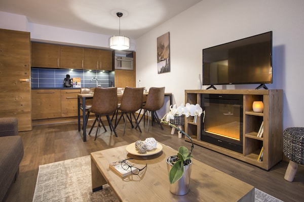 Foto van Chalet Appartement Dichtbij de Piste - Vakantiehuis in Hauteluce - LivingRoom